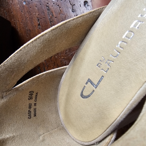 Elegant Cream Platform Sandals Sz 9 - Picture 4 of 8